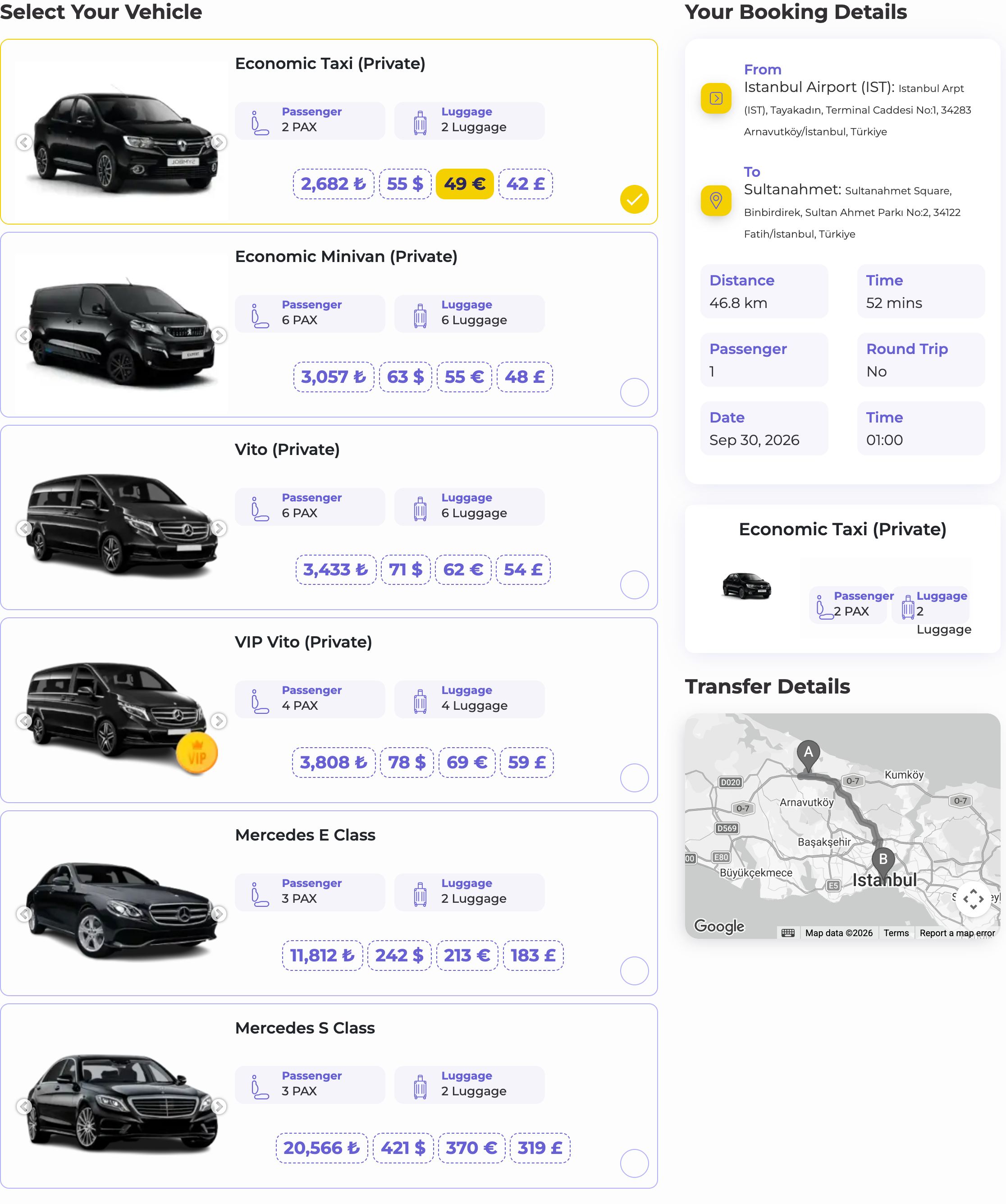 Istanbul Airport Transfer to Sultanahmet